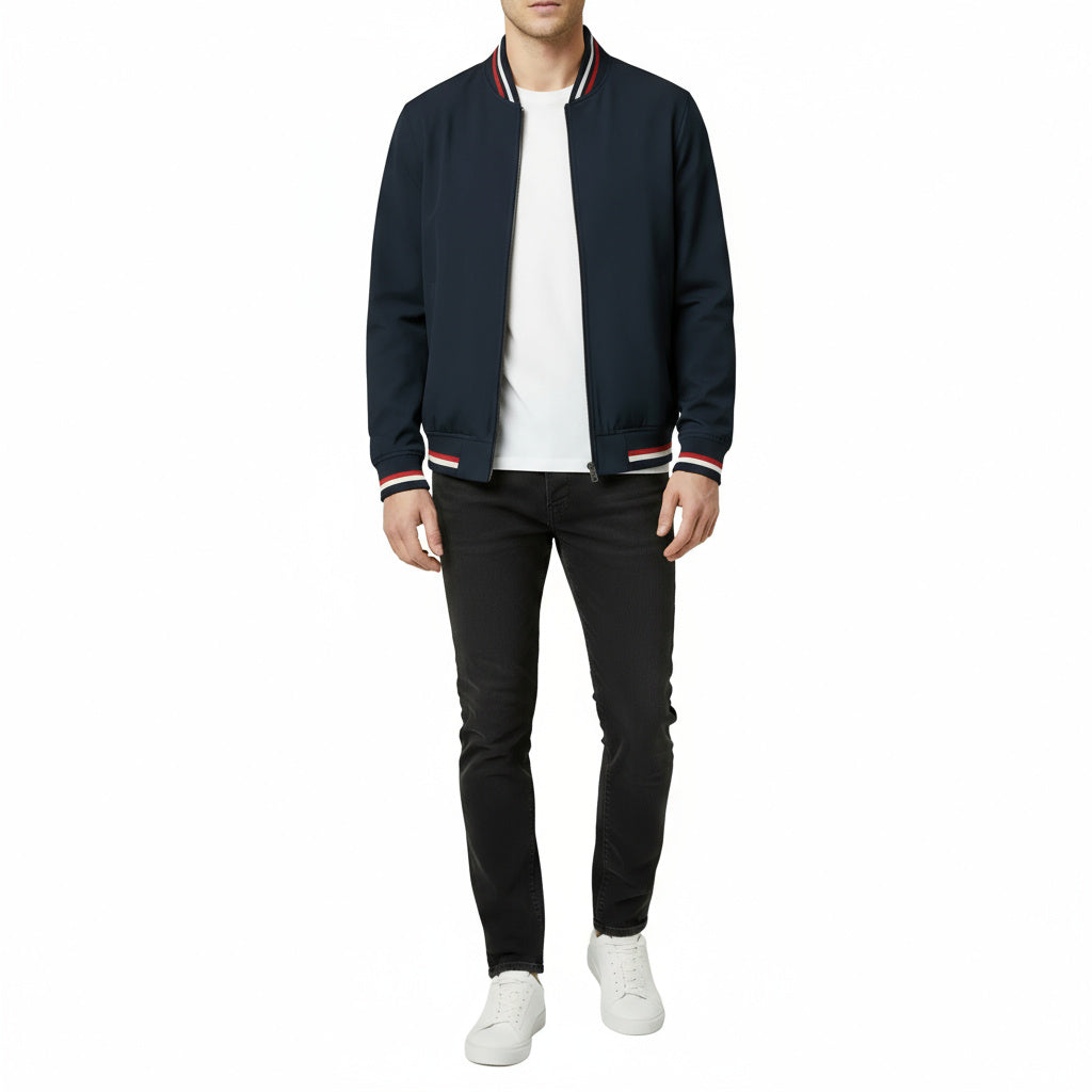 Men’s Zip-Up Bomber Jacket