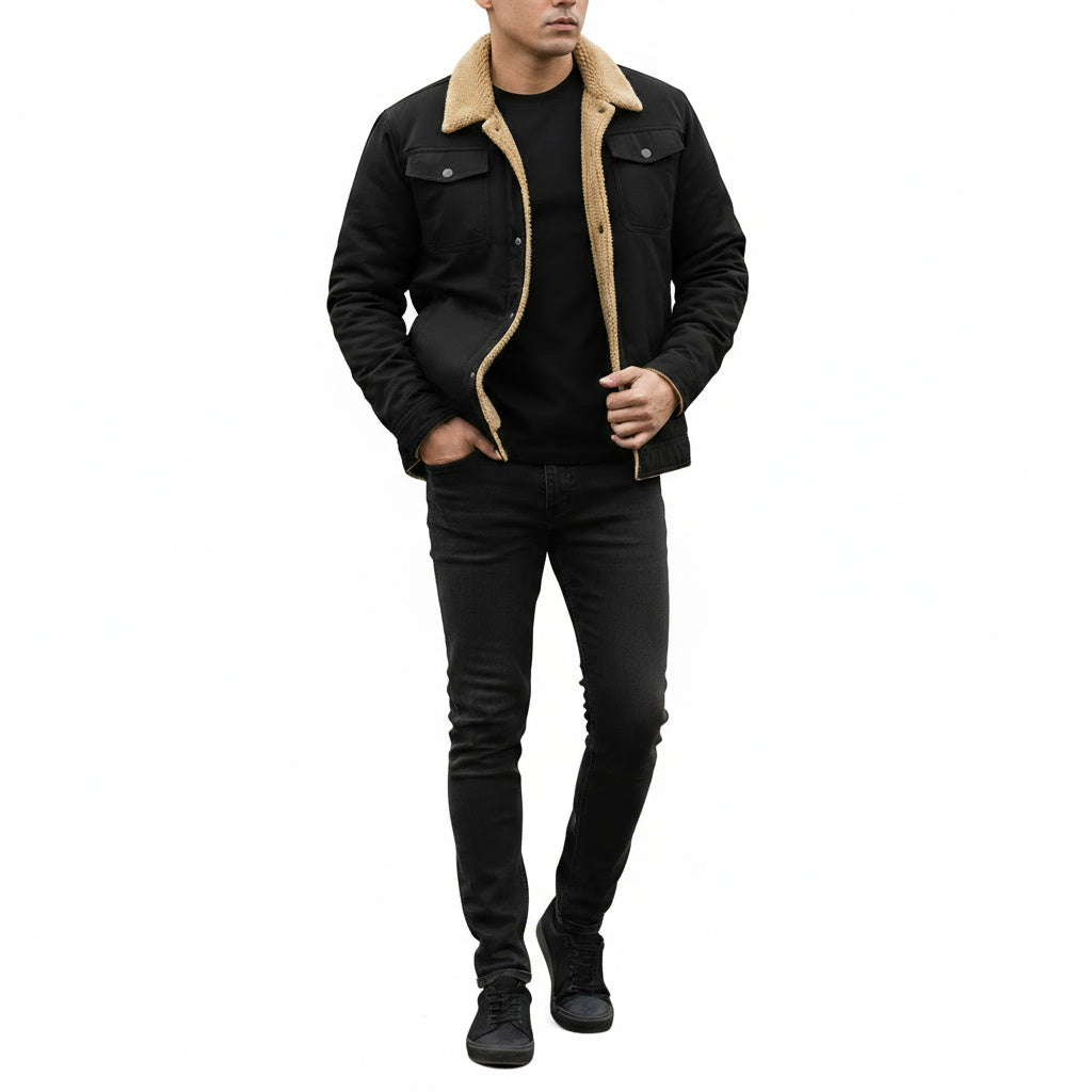 Men's Fleece Bomber Jacket