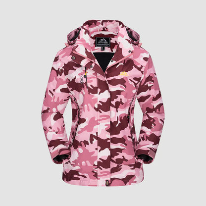 Women's 3-in-1 Waterproof Ski Jacket with Fleece Liner