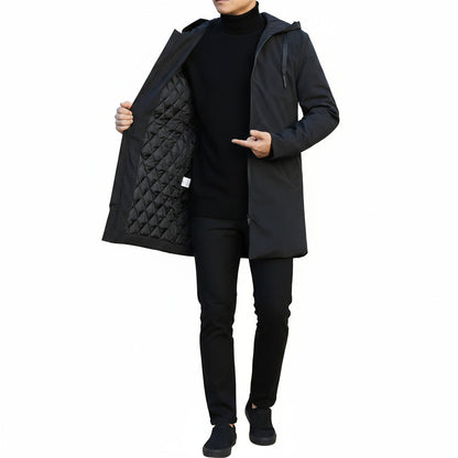 Men’s Quilted Hooded Coat