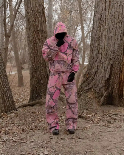 Unisex Pink Camo Hoodie