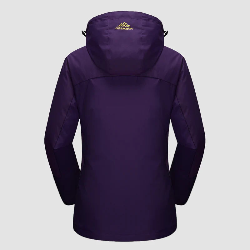 Women's 3-in-1 Waterproof Ski Jacket with Fleece Liner
