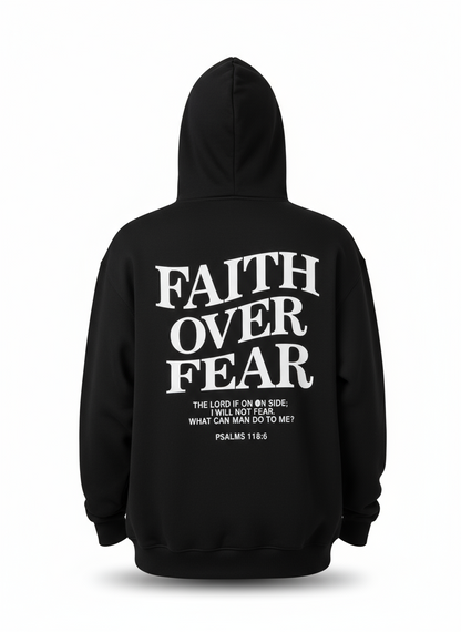 Faith Over Fear Hoodie – Unisex Streetwear Sweatshirt